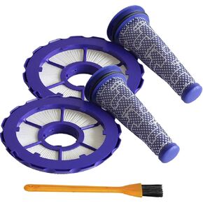 Carkio HEPA Post Motor Filter and Pre Motor Filter Compatible with DC50 Animal and Multi Floor Vacuum Filter Accessories Part # 965081-01&965080-01 (Set of 2 + Brush) in Kuwait