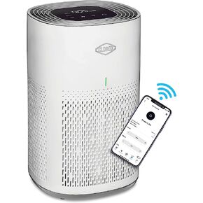 Clorox Smart Air Purifiers for Home, True HEPA Filter, Works with Alexa, Medium Rooms up to 1,000 Sq Ft, Removes 99.9% of Viruses, Wildfire Smoke, Mold, Allergies, Dust, AUTO Mode, Whisper Quiet in Kuwait
