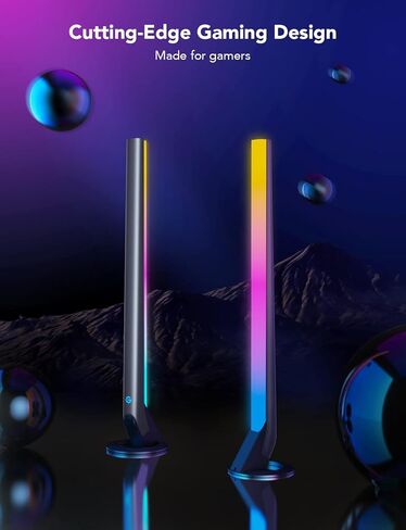 Govee RGBIC Gaming Light Bars H6047 with Smart Controller, 16.7 Inches Wi-Fi Smart LED Light Bars with Music Modes and 60+ Scene Modes Specially Built for Gamers, Works with Alexa & Google Assistant in Kuwait