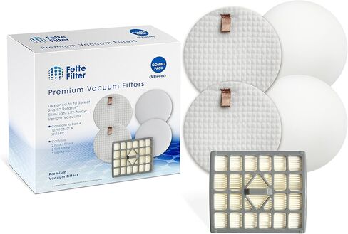 Fette Filter - Vacuum Filter Compatible with Shark Rotator Slim-Light Lift-Away NV341 & NV341Q. Compare to Part # 1229FC340 & XHF340 (Combo Pack) in Kuwait