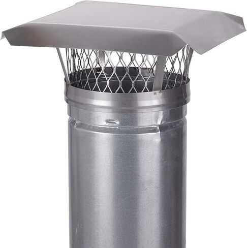HY-C LC6 Round Stainless Steel Clamp on Single Flue Liner Chimney Cap, 6" in Saudi Arabia