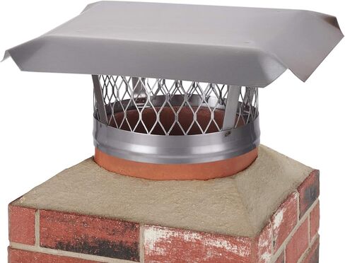 HY-C LC6 Round Stainless Steel Clamp on Single Flue Liner Chimney Cap, 6" in Saudi Arabia