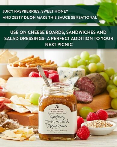 Stonewall Kitchen Raspberry Honey Mustard Dipping Sauce, 12.5 oz in Saudi Arabia