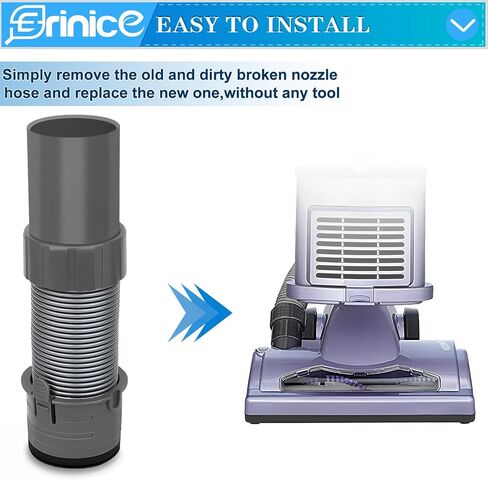 خرطوم بديل من ارينايس لشارك نافيجيتور ليفت اواي NV350، NV350W، NV351، NV352، NV356، NV360، NV361، NV356E، NV356 E26، NV357، UV440، NV400، قطعة بديلة رقم 193FFJ in Saudi Arabia