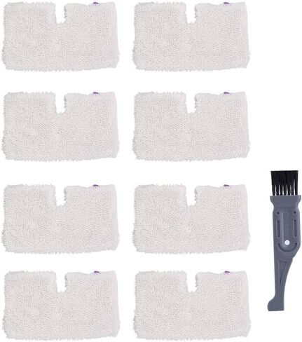 ممسحة بخار I clean Replacement Shark S3601، 8 عبوات وسادات جيب من الألياف الدقيقة لسمك القرش S3500 Series S3501 S3550 S3901 S3801 SE450 Lift Away Professional Vacuum Cleaner in Kuwait