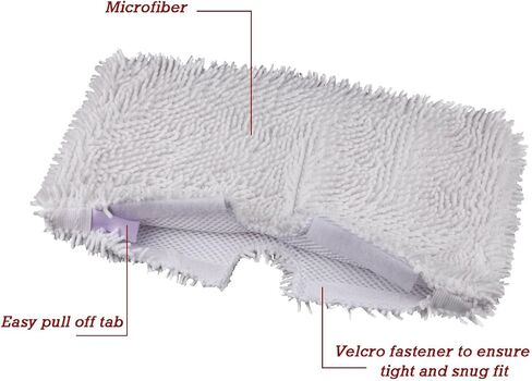 ممسحة بخار I clean Replacement Shark S3601، 8 عبوات وسادات جيب من الألياف الدقيقة لسمك القرش S3500 Series S3501 S3550 S3901 S3801 SE450 Lift Away Professional Vacuum Cleaner in Kuwait