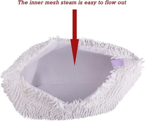 ممسحة بخار I clean Replacement Shark S3601، 8 عبوات وسادات جيب من الألياف الدقيقة لسمك القرش S3500 Series S3501 S3550 S3901 S3801 SE450 Lift Away Professional Vacuum Cleaner in Kuwait