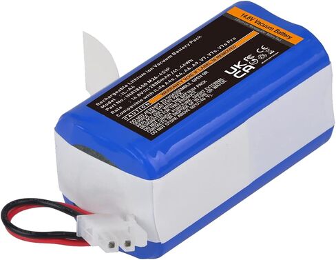 Tectra Replacement Battery for ILIFE A4, A4S, A4S pro, A6, V7, A9 Robot Vacuum Cleaners, 14.8V 2800mAh in Kuwait