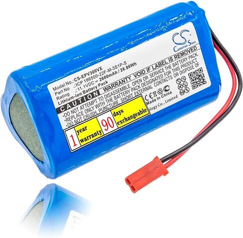 Yibudt 11.1V 2600mAh ICP 186500-22F-M-3S1P-S تبديل البطارية ل ilife V5 ilife V3s ilife V5s in Saudi Arabia