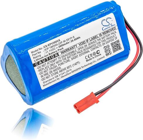 Yibudt 11.1V 2600mAh ICP 186500-22F-M-3S1P-S تبديل البطارية ل ilife V5 ilife V3s ilife V5s in Saudi Arabia