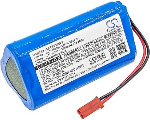 Yibudt 11.1V 2600mAh ICP 186500-22F-M-3S1P-S تبديل البطارية ل ilife V5 ilife V3s ilife V5s in Saudi Arabia