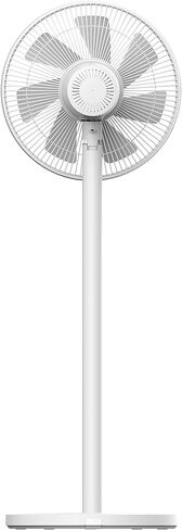 Xiaomi Mi Smart Standing Fan 2 Lite, Smart Fan, Portable Design, 7 Rotor Blades For Powerful Airflow, Voice Control, Mi App Control, White in Saudi Arabia