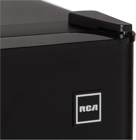 RCA - بابان - ثلاجة/فريزر صغير الحجم - أبواب قابلة للعكس - ترموستات قابل للتعديل - 3.2 قدم مكعب. قدم. - أسود، in Kuwait