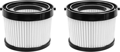 Fette Filter - 2 Pack of HEPA Replacement Filter Compatible with DEWALT DCV501HB 20V Cordless Handheld Vacuum, Compared to Part # DCV5011H in Kuwait