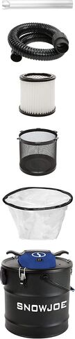Snow Joe ASHJ201 4.8-Gallon 4-Amp Ash Vacuum w/Metal Storage Tank, Hose, Filters, Cord Organizer in Saudi Arabia