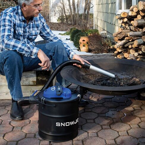 Snow Joe ASHJ201 4.8-Gallon 4-Amp Ash Vacuum w/Metal Storage Tank, Hose, Filters, Cord Organizer in Saudi Arabia