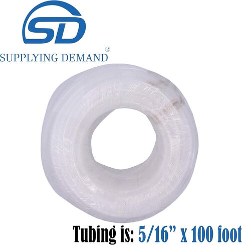 Supplying Demand IMT516100 Refrigerator Ice Maker Tubing 5/16 Inch OD x 100 Foot in Saudi Arabia
