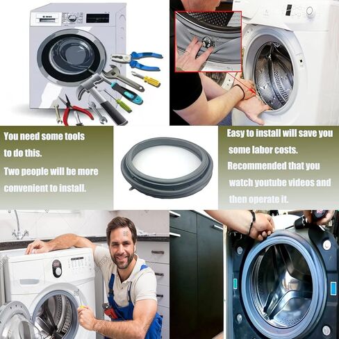 W10290499 W10300559 W10381562 Washer Door Boot Seal Gasket Bellows, Compatible with Whirlpool, Inglis,Maytag, Amana Washers, Replace EA3632809 PS3632809 2229552 Wash Seal. in Kuwait