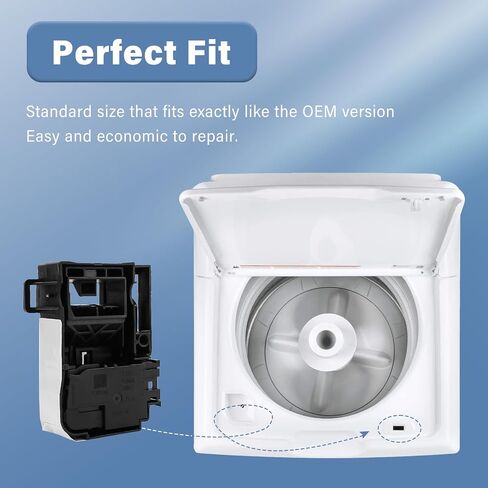 ANTOBLE WH01X27954 Washer Lid Lock Switch Compatible with GE Hotpoint Washing Machine Lock Parts for General Electric Top Load Wash Door Lid Switch Replacement Assembly in Saudi Arabia