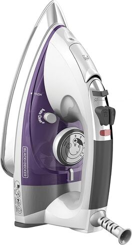 BLACK+DECKER IR1350S with Extra Large Soleplate, 13.2" x 16.3" x 7", Purple in Saudi Arabia