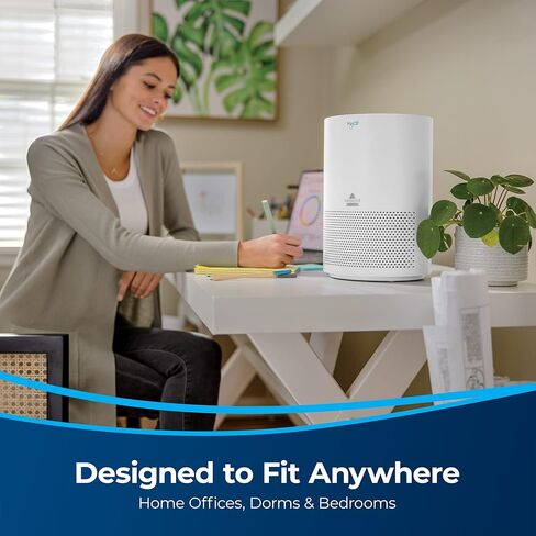 BISSELL MYair Air Purifier with High Efficiency and Carbon Filter for Small Room and Home, Quiet Air Cleaner for Allergens, Pets, Dust, Dander, Pollen, Smoke, Hair, Odors, Timer, 2780A in Kuwait