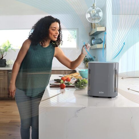 Pure Enrichment® PureZone™ Air Purifier for Medium-Large Rooms, UV-C Light, 3 Stage Filtration, H13 HEPA Filter Helps Remove up to 99.97% of Bacteria, Allergens, Germs, Smoke, Dust (White) in Saudi Arabia