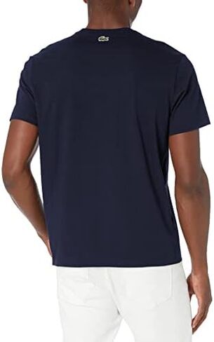 Lacoste Men's Short Sleeve Graphic Croc Logo Tee in Saudi Arabia