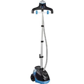 Rowenta, Steamer for Clothes, Pro Style Full Size Steamer with 45 second heat-up & Removable 50 oz Water Tank, 1500 Watts, Included Clips to Hang Clothes, Ironing, Black Clothes Steamer, IS2461