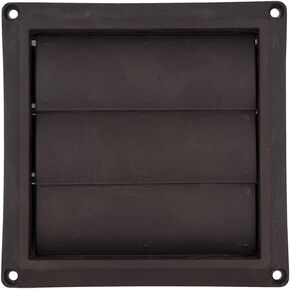 Supplying Demand 60605 Clothes Dryer Brown Louver Vent Hood Replacement for 4 Inch Duct