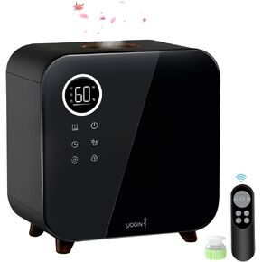 مرطبات الهواء YOGIN لغرفة النوم الكبيرة، تعبئة علوية 5.5 لتر (1.45 جالون) مرطبات رذاذ بارد بالموجات فوق الصوتية، حتى 60 ساعة، هادئة، سعة كبيرة، مرطب سهل التنظيف حاصل على شهادة ETL in Kuwait