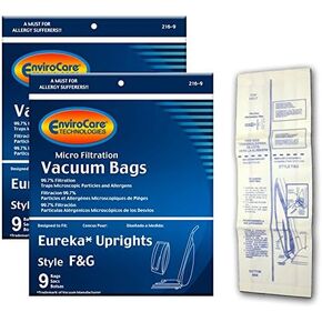 أكياس الغبار البديلة للمكنسة الكهربائية ذات الترشيح الدقيق من EnviroCare مصنوعة لتناسب قوائم Eureka F&G، 18 حزمة in Kuwait