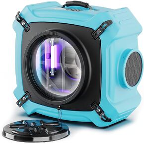 ALORAIR PureAiro HEPA Max 870 Air Scrubber 3-Stage Filtration,Negative Machine Air Scrubber | Professional Water Damage Restoration for Air Cleaner | up to 550 CFM in Saudi Arabia