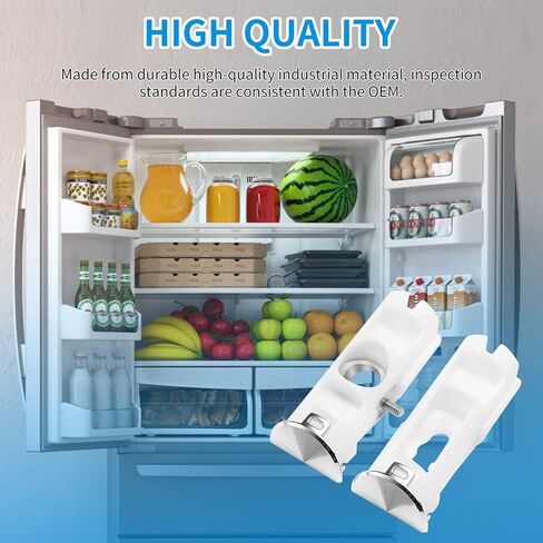DA61-07540A Refrigerator Freezer Handle Support Compatible with Samsung, Replace# DA61-08247A PS4145181 AP5578979 3160453 DA67-02787A 6009-001526 in Saudi Arabia