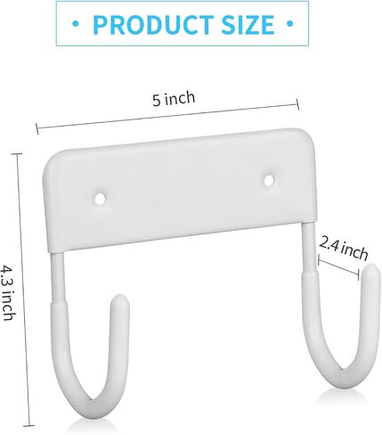 BiJun Ironing Board Wall Mount, Ironing Board Hanger, Ironing Board Holder, Iron Board Hook Wall Mount, for Laundry Rooms in Kuwait