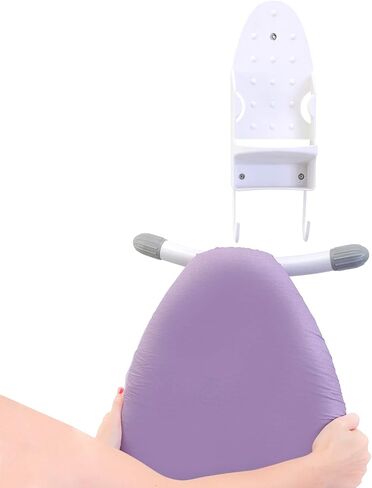 منظم مكواة وطاولة الكي على الحائط من Woolite | الأبعاد: 6.89 بوصة طول × 0.98 بوصة عرض × 5.12 بوصة ارتفاع | مقاومة للحرارة | تناسب معظم المكاوي | سهلة التجميع | أبيض in Kuwait