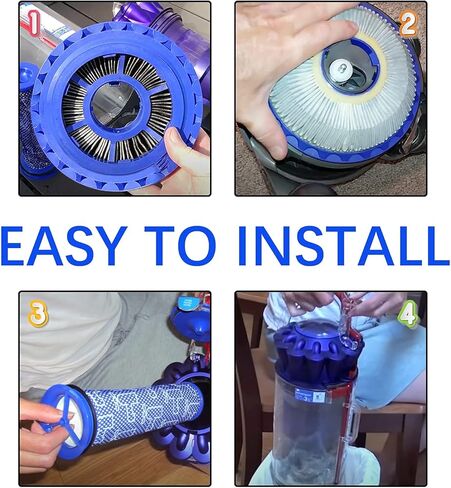 بديل لـ Dyson DC41 DC65 DC66 UP13 UP20، مكانس كهربائية متعددة الأرضيات والكرة، يستبدل الجزء # 920769-01 و920640-01 (فلتر ما بعد المحرك والمحرك المسبق) in Kuwait