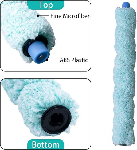 مجموعة من قطعتين من فرشاة الأسطوانة الرئيسية الناعمة من Coodss لاستبدال قطع غيار فرشاة روبوت ILIFE Shinebot W400 W450 W455 in Kuwait