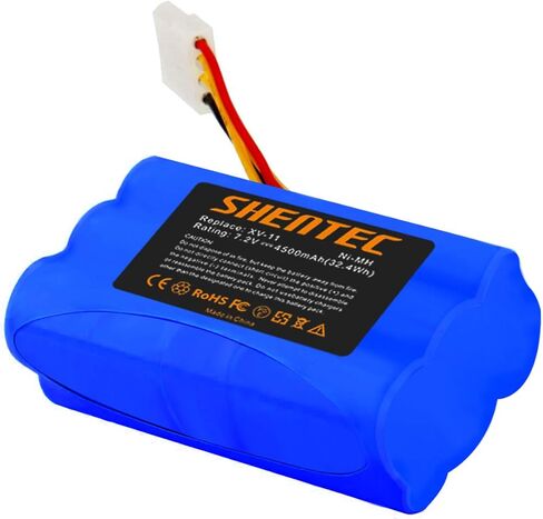 Shentec 7.2V 4.5Ah Battery Compatible with Neato XV-11 XV-12 XV-14 XV-15 XV-21 XV-25 XV Essential XV Signature Pro Robotic Vacuum Cleaners Neato 945-0005 205-0001 (2 Pack) in Kuwait