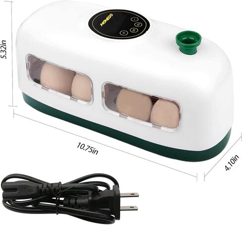 حاضنة بيض الدجاج، تتحكم تلقائيًا في الرطوبة ودرجة الحرارة مع وظيفة اختبار البيض المخصب، تفقس أنواعًا مختلفة من البيض (8 بيضات دجاج) in Kuwait