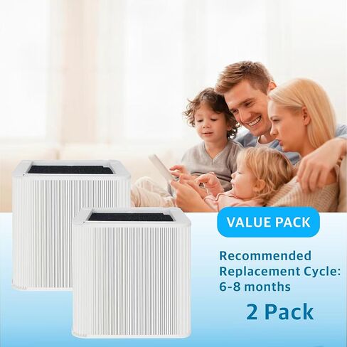 Blue Pure 211+ True HEPA Replacement Filter Compatible with Blueair Blue Pure 211+ and Max Air Purifier, 2 Pack in Saudi Arabia