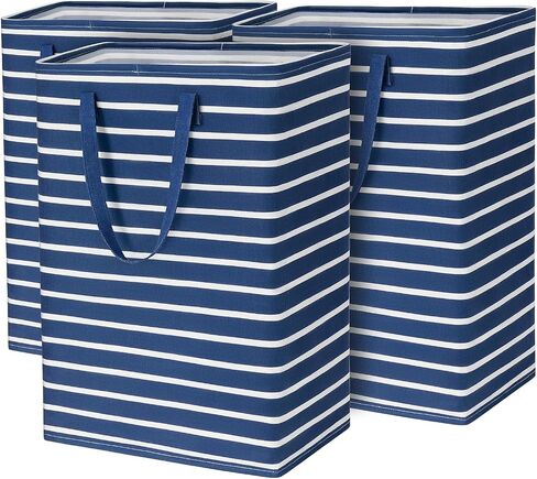 Goodpick 90L Laundry Basket Organizer 2-Pack Large Tall Laundry Hampers Storage Baskets for Organizing Dirty Clothes Hampers for Baby Laundry Towels Blanket Basket in Bathroom, Bedroom, Dorm, Grey in Saudi Arabia