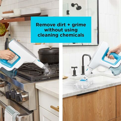 BLACK+DECKER Steam Cleaner, Multipurpose with 6 Attachments, Corded (BHSM15FX08) in Kuwait
