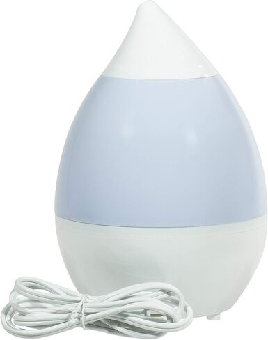 AIRCARE Aurora Ultrasonic Cool Mist Humidifier, Whisper-Quiet between 8-24 hours, Seven Color LED Night Light, Essential Oil Tray and Automatic Shut-Off for Baby, Nursery or Bedroom (White, 1 gal) in Kuwait