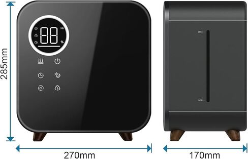 مرطبات الهواء YOGIN لغرفة النوم الكبيرة، تعبئة علوية 5.5 لتر (1.45 جالون) مرطبات رذاذ بارد بالموجات فوق الصوتية، حتى 60 ساعة، هادئة، سعة كبيرة، مرطب سهل التنظيف حاصل على شهادة ETL in Kuwait