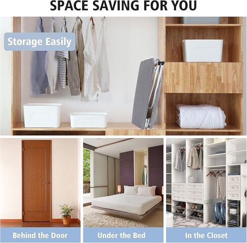 VeYocilk Tabletop Ironing Board, Reinforced Foldable Iron Board with Iron Rest, Portable Travel Small Ironing Board with Heat Resistant Cover for Home, Countertop, Laundry Rooms, Dorm, 31.4"x9.8"x7" in Kuwait