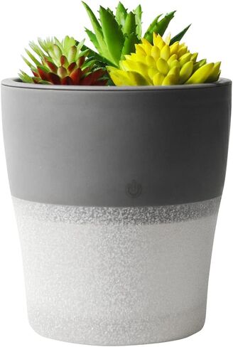 OLINLIFE Cool Mist Humidifier,Green Plants Mini Humidifier 150ml USB Portable Air Artificial Humidifier,LED Color Changing Light & 2 Mist Modes Ultra Quiet for Desktop Office Bedroom in Kuwait