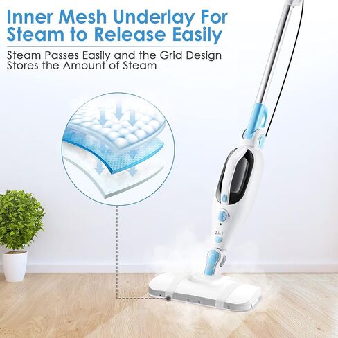 2 Pack Washable and Reuseable Microfiber Steam Mop Head Pads Replacement for Steam Mop Cleaner VS518 in Saudi Arabia