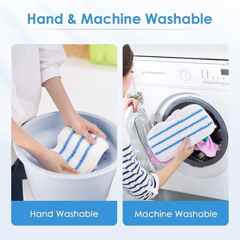 2 Pack Washable and Reuseable Microfiber Steam Mop Head Pads Replacement for Steam Mop Cleaner VS518 in Saudi Arabia