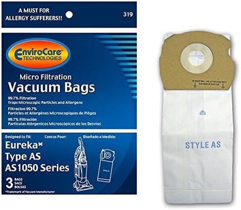 EnviroCare Replacement Micro Filtration Vacuum Bags Designed to Fit Eureka AS Uprights 3 Pack in Saudi Arabia