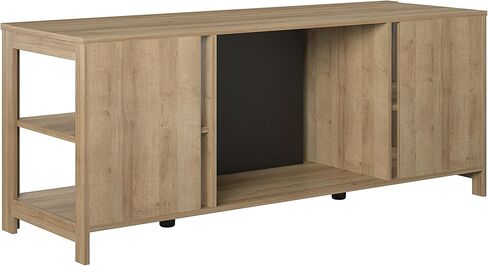Ameriwood Home Melville Electric Fireplace Console TV Stand for TVs up to 65", Espresso in Kuwait